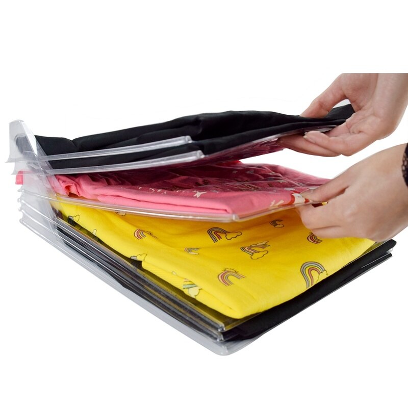 10 Uds. Fast tabla para doblar ropa organización camisa carpeta viaje mochila camiseta documentos hogar armario organizador