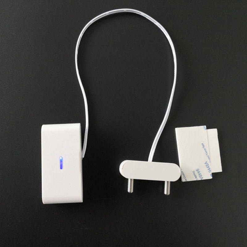 1 set wasserleckagesensor-kit, 433 mhz intelligenter drahtloser wasserleckagedetektor-alarmsensor für heimalarmsysteme