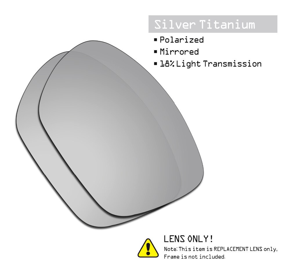 SmartVLT 3 Pairs Gepolariseerde Zonnebril Vervanging Lenzen voor Oakley Twoface XL Stealth Zwart en Zilver Titanium en Fire Red