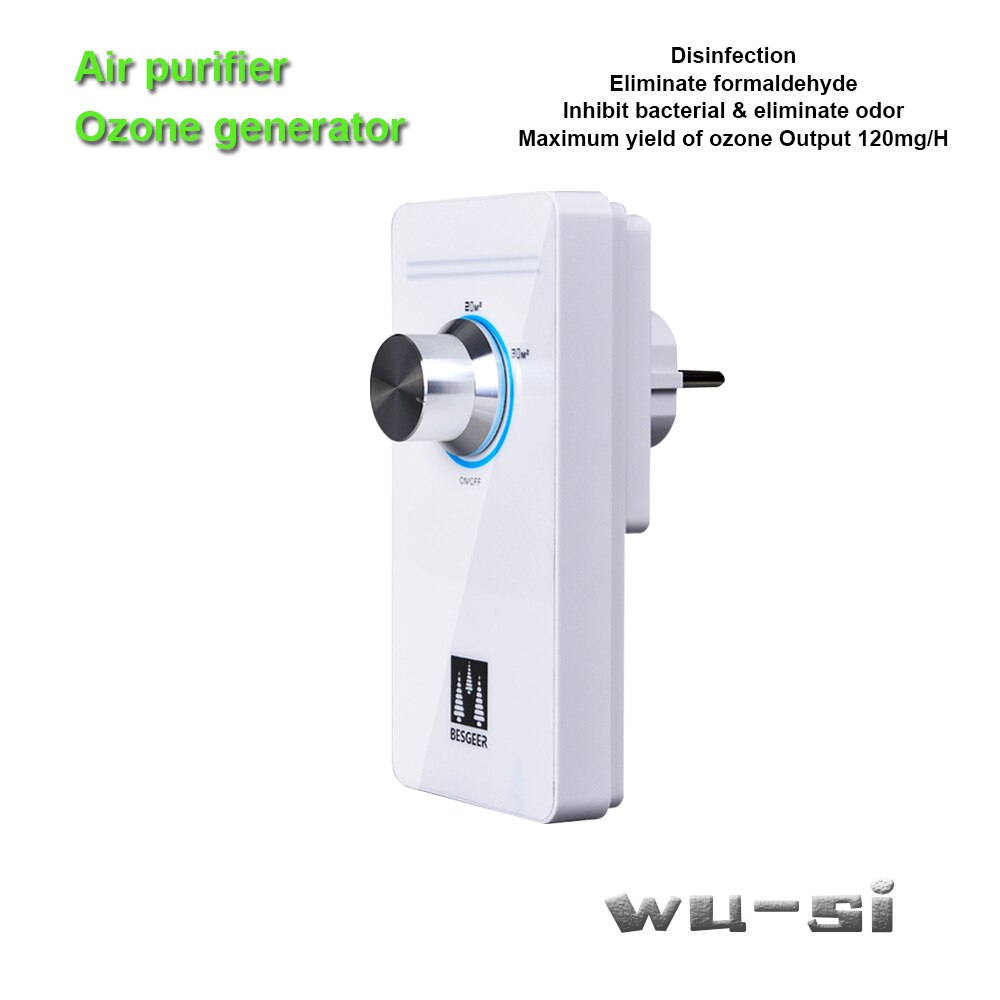 220V-EU plug-Eliminates formaldehyde suppression bacteria ozone generator with 2 working modes