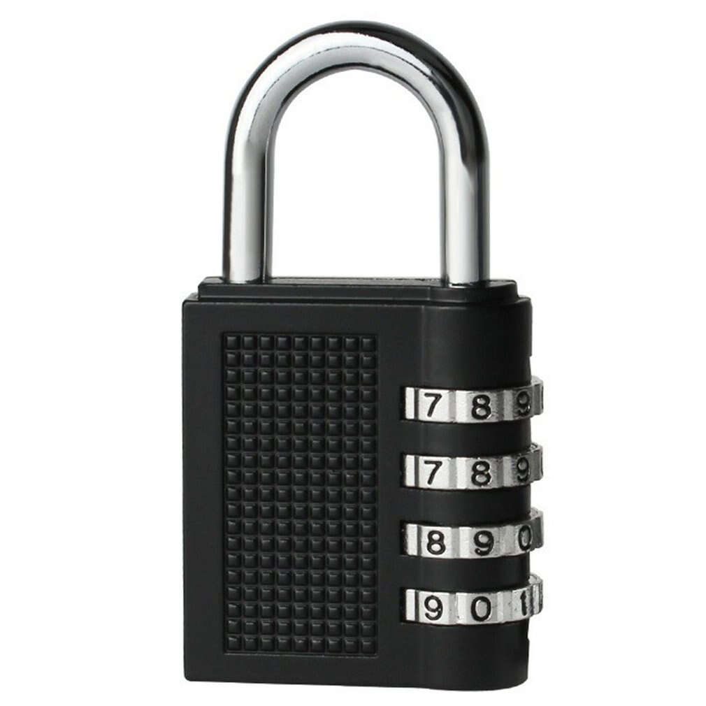 4bit Key Lock Box Wall Mounted Aluminum alloy Key Safe Box Weatherproof 4 Digit Combination Key Storage Lock Box: Black