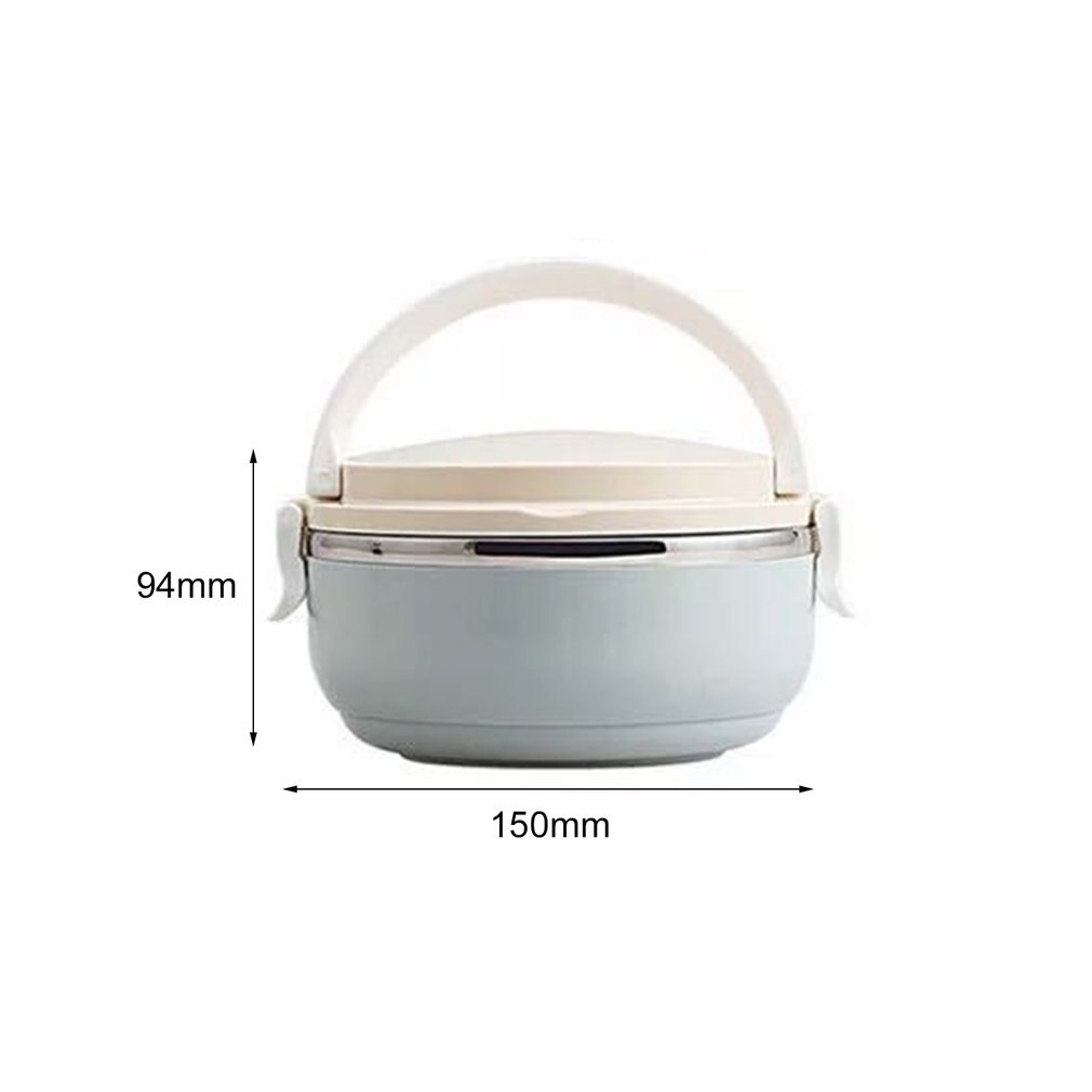 Compact Size Thuis Kantoor Lunchbox Thermische Voedsel Container Bento Box Thermos Rvs Lunchbox Voor Kinderen Draagbare Picknick