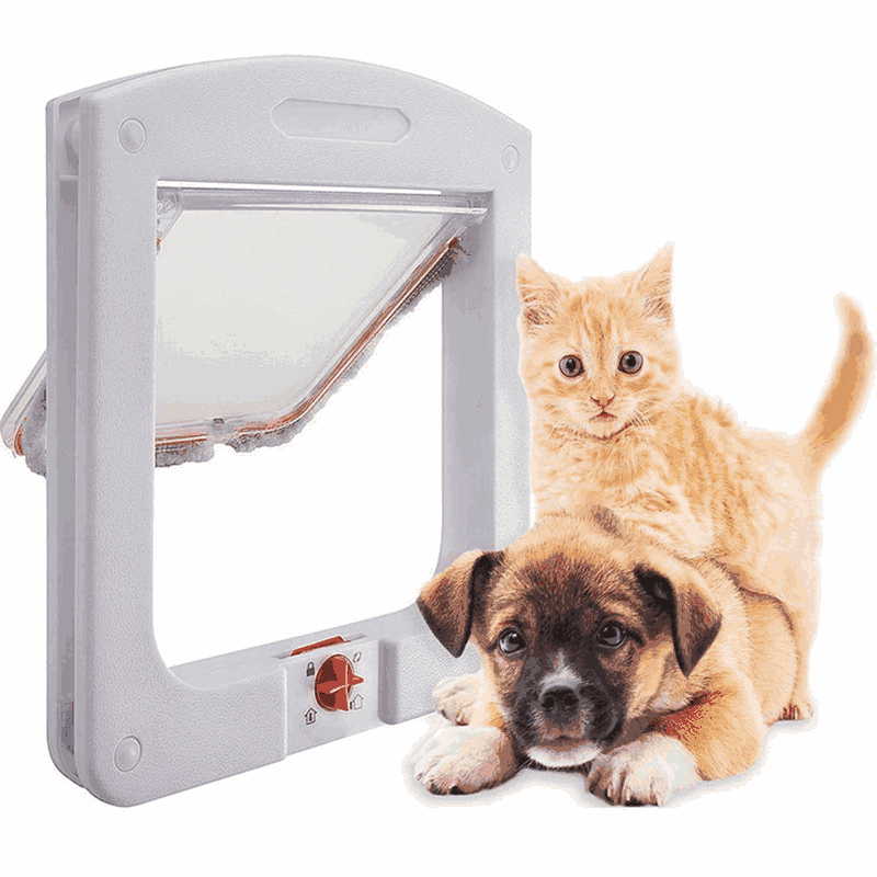 pet Entry and exit ? Cat door cat hole Glass door Puppy dog door pet Door 24.4cmx20.3cmx3cm