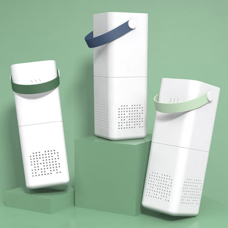 Mini luftrenser filter personlig desktop luftrenser til hjemmearbejdskontor for allergier røg støv pollen og kæledyr skæl