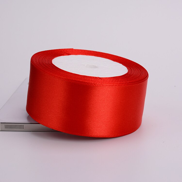 Red Satin Ribbon 25 Yards 6mm-75mm Packing Material DIY Bow Craft Decor Wedding Party Decor Wrapping Scrapbooking Supplies: 40mm Red