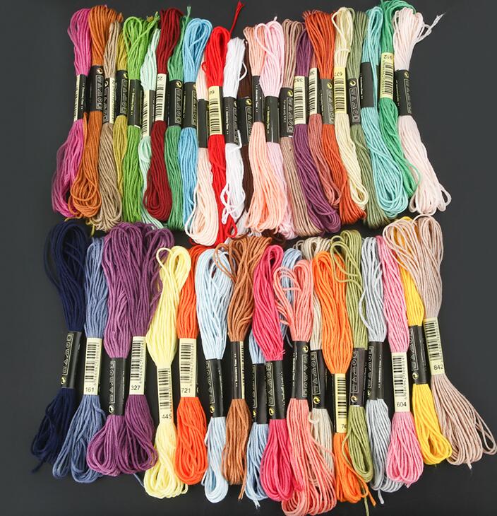 50/100/150/200/250/300/447pcs Different dmc Colors No Repeated Colors Embroidery Floss Cross Stitch Floss Yarn Thread