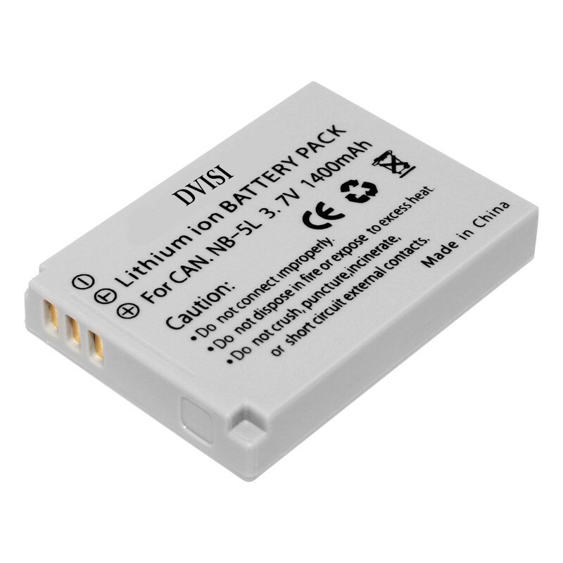 2 stks/partij 1400mAh 3.7V NB-5L NB 5L NB5L Oplaadbare li-ion Camera Batterij Voor Canon 900 Ti SD790 IS SD950 SD900 SD990 z1