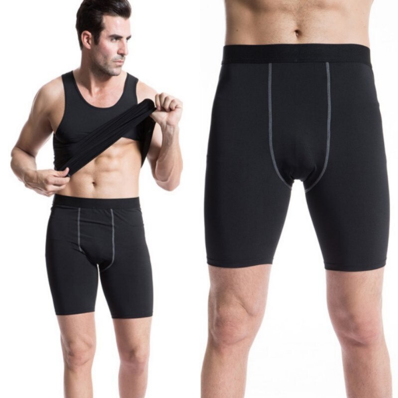 Schnell Trocken Männer Hosen Training Gym Engen Shorts Sport Compression Haut Briefs Camping Trekking Racing Reiten Muskel Show FigureN