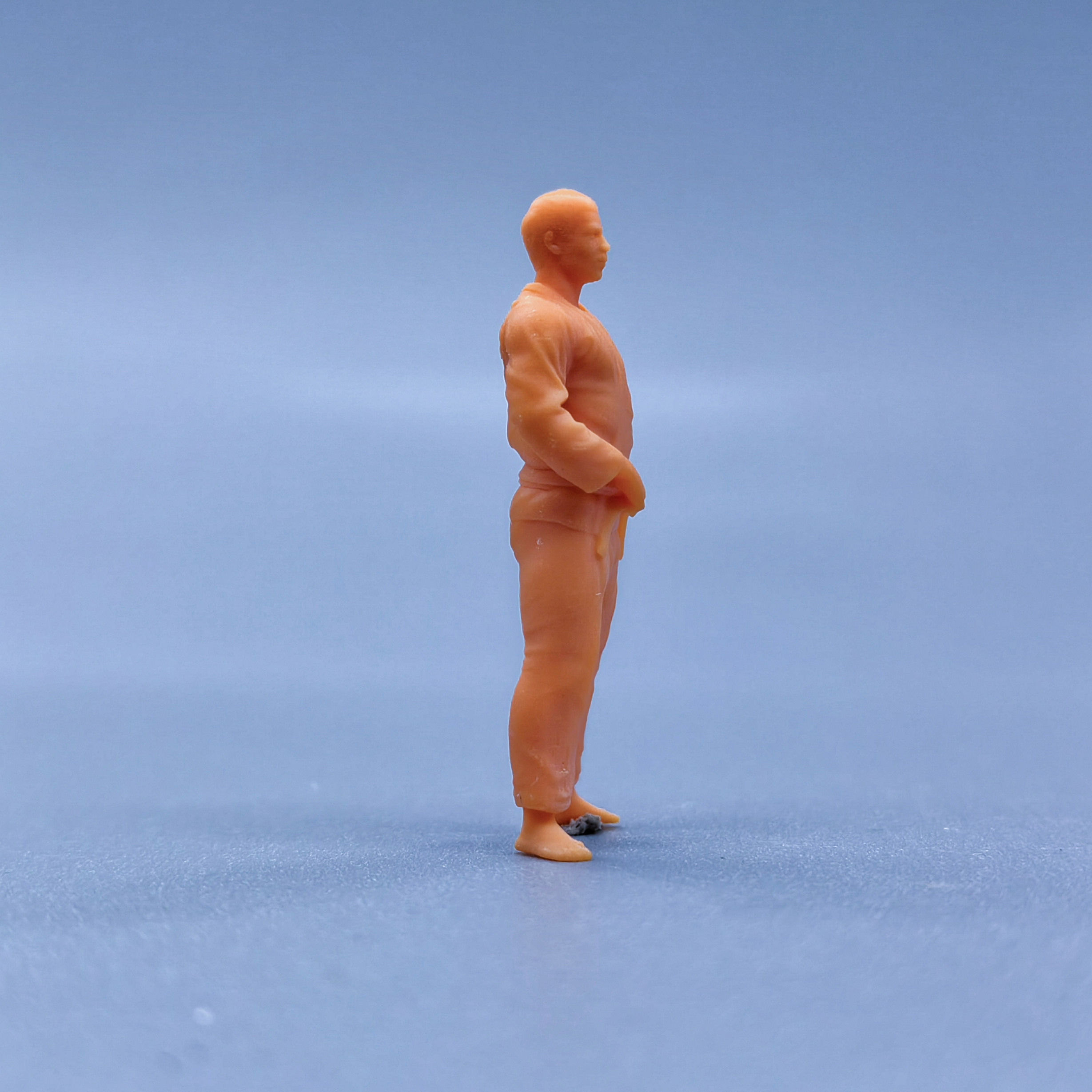 1/64 1/43 figurina modello in scala resina maschio judo giocatore miniatura non colorate Diorama dipinto a mano L123