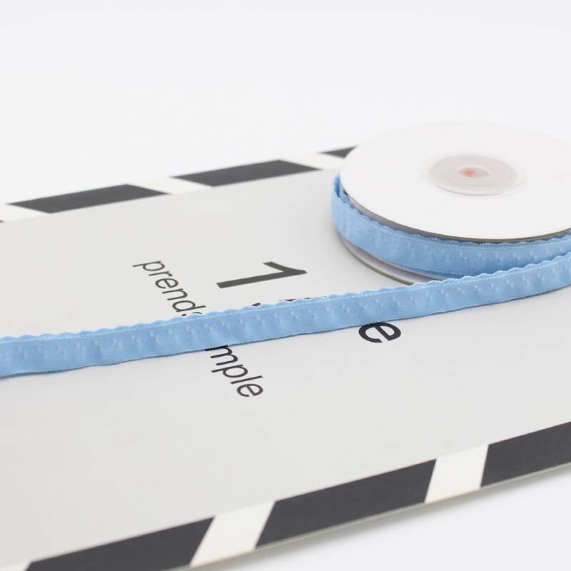 Meetee 22/45m 11mm nylon elastische band voor ondergoed schouderband dubbellaagse rand vouw bh-riem veerbanden diy naaien: Hemelsblauw / 45 mm