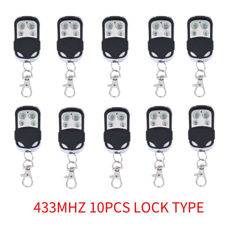 GERMA 433MHZ Remote Control 4 Channel Garage Gate Door Opener Remote Control Duplicator Clone Cloning Code Car Key: Yellow