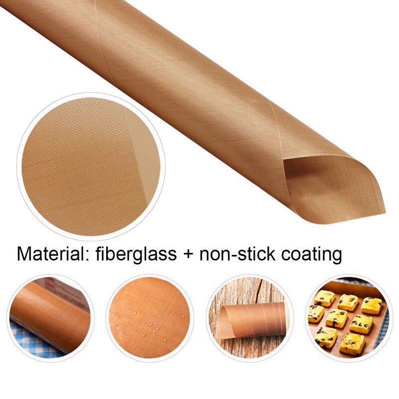100Pcs Silicone Baking Sheets Papers Work Mat Oven Tray Liner Pastry Pizza Non Stick for Baking Grilling Bread Cup Cake