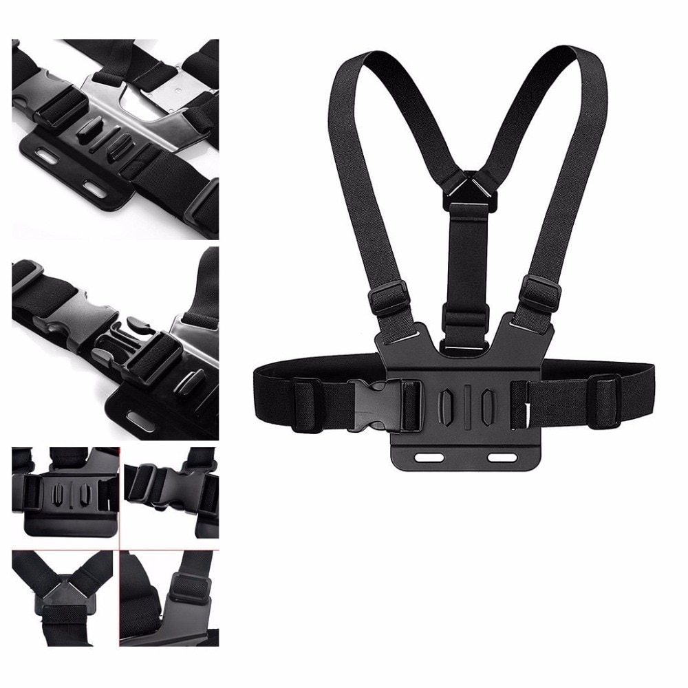 Adjustable Chest Body Harness Accessories Belt Strap Mount For Gopro Hero 5 Support All Action Sports Camera VeFly sport