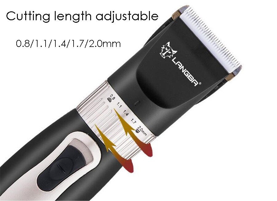 Tondeuse électrique professionnelle pour animaux de compagnie, 220V AC, haute puissance, pour ferme, toilettage, salon de coiffure, moteur 12V, 33 dents en céramique