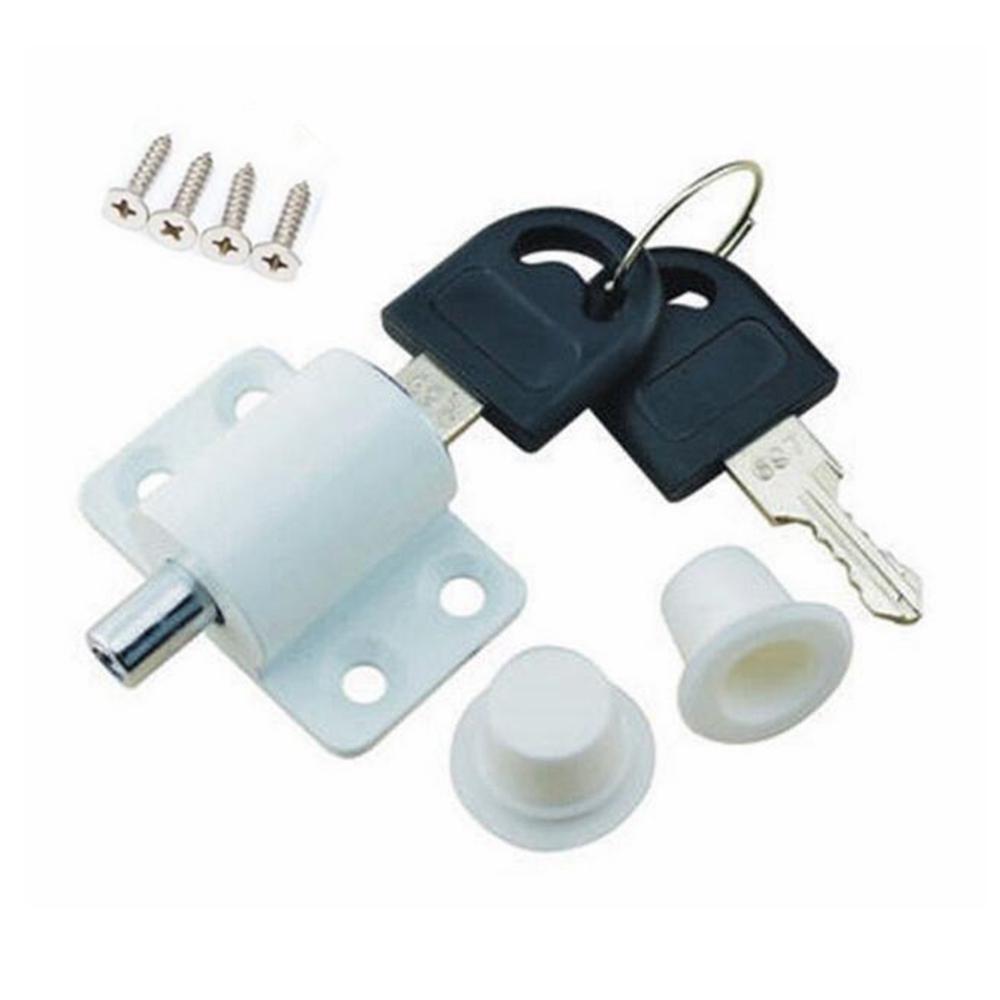 Windows Child safety Lock Anti - Theft Lock Zinc Alloy Window Buckle Doors and Window Limiter Safety Locks Home Hardware KYY8186: White