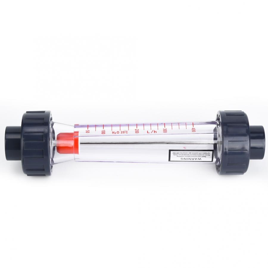 LZS-20D medidor de flujo 40-400LPH, tubo de plástico de alta precisión, rotámetro medidor de flujo de agua líquida, medidor de prueba de agua