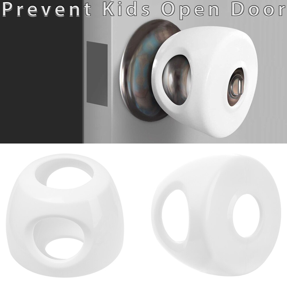 Lock Doorknob Safety Cover Child Infant Baby Protector Door Handle Home Security Knob Covers Protection Of Children
