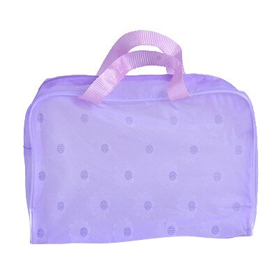 Mode Waterdichte Draagbare Make-Up Cosmetische Toilettas Reizen Make-Up Cosmetische Wassen Tandenborstel Pouch Organizer Bag: Lavendel