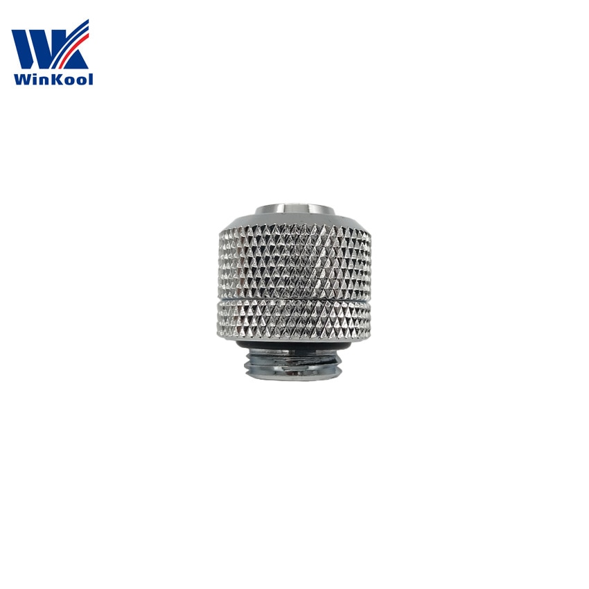 WinKool (8 stks/partij) 3/8 "ID X 1/2" OD (9.5X12.7mm tubing) waterkoeling Compressie Fittingen G1/4 "draad