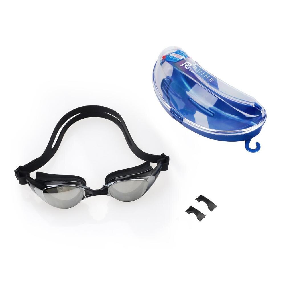 Outtobe Swiming Goggles Swim Goggles UV 400 Protection Anti Fog No Leaking Wide View Pool Goggles: Black