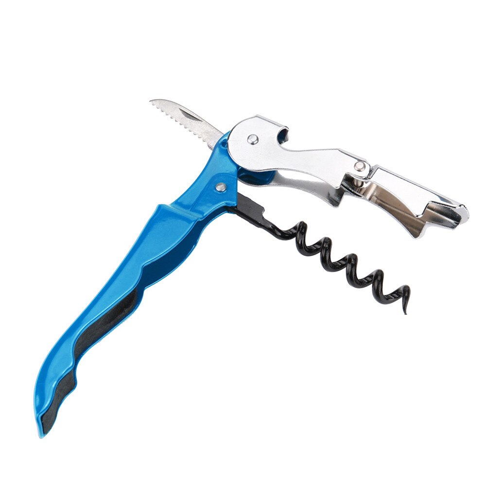 Rvs Kurk Schroef Corkscrew Multifunctionele Wijn Cap Opener OK Bier Cap Flesopener Keuken Bar Gereedschap Accessoires 1028: E