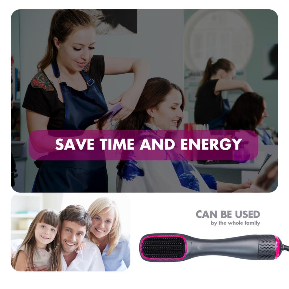 Hair Dryer Blow Dryer Brush 3 In 1 One Step Hairdryer Blow Drier Hair Straightener Brush Air Styling Comb