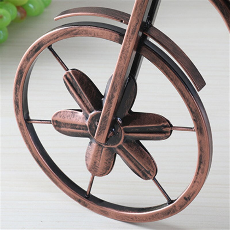 Europese Creatieve Metalen Fiets Vorm Wijn Fles Houder Ijzer Driewieler Wijnrek Dispenser Kitchen Bar Gereedschap Wijn Kast Plank