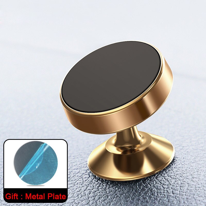 Suporte magnético para telefone de carro para celular suporte para celular magnético suporte para telefone celular suporte para gps no iphone 13 12 xiaomi huawei samsung: Gold