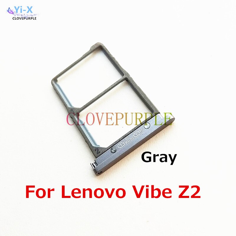 Originele Sim Card Tray Slot Houder Voor Lenovo Vibe Z2 Vervangende Onderdelen: Default Title