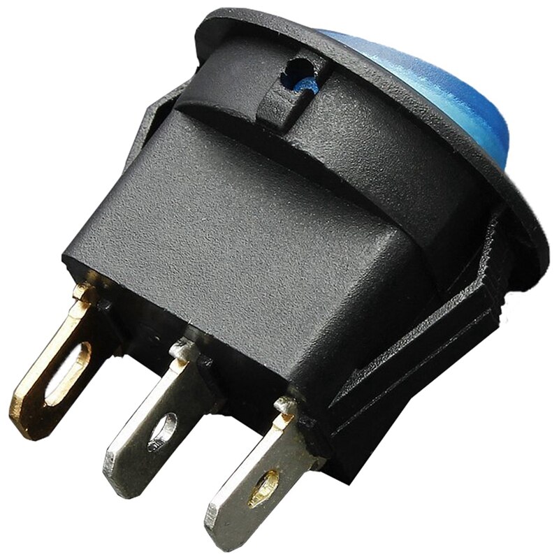 1 Uds 12V 16A Led Bipolar interruptor basculante en/de Spst y 1 Uds coche Radio Fm Suv Antena de techo de aleta de tiburón antena señal negro