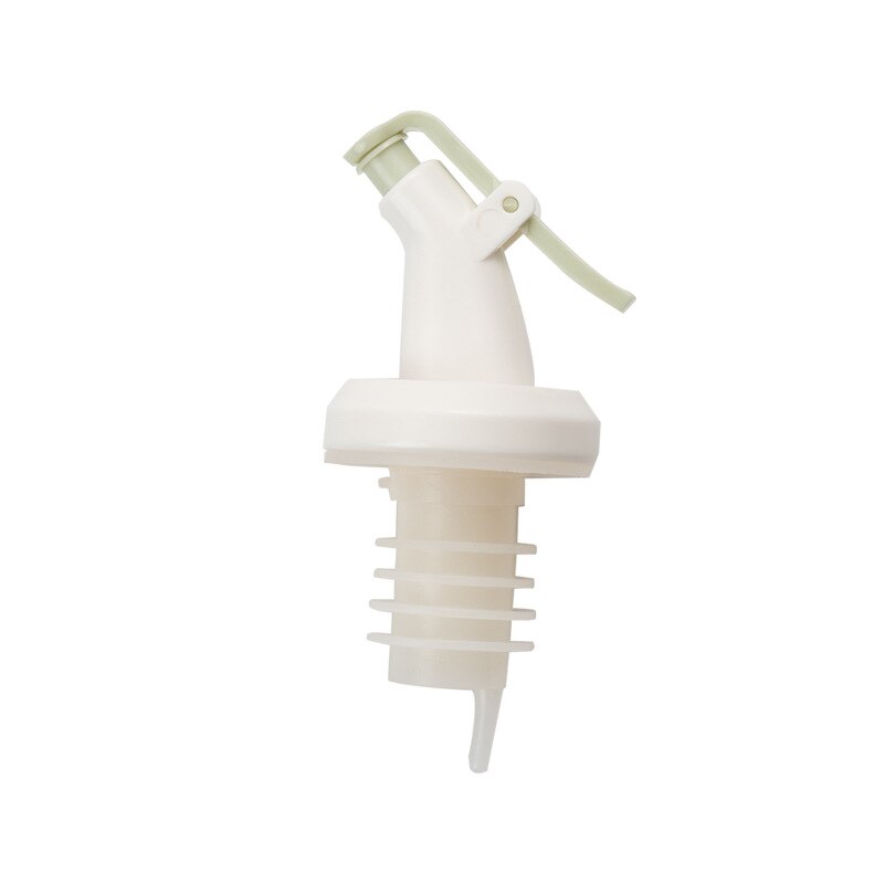 oil bottle dispenser Olive oil bottle sprayer soy sauce ingredient dispenser ASB lock leak-proof stopper flip cap bottle stopper: green