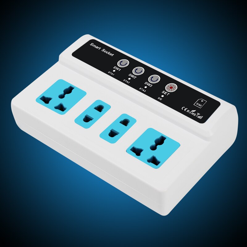 SC4 SC3 GSM 4 Outlets Draadloze Smart Switch Power Plug socket met