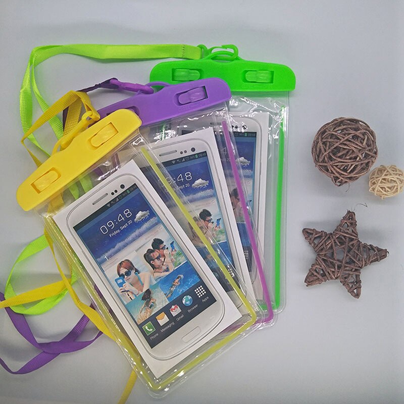 L'été Lumineux Pochette Étanche Natation Gadget Plage Sac Étanche Housse De Téléphone Camping Ski Pour Le Téléphone Portable