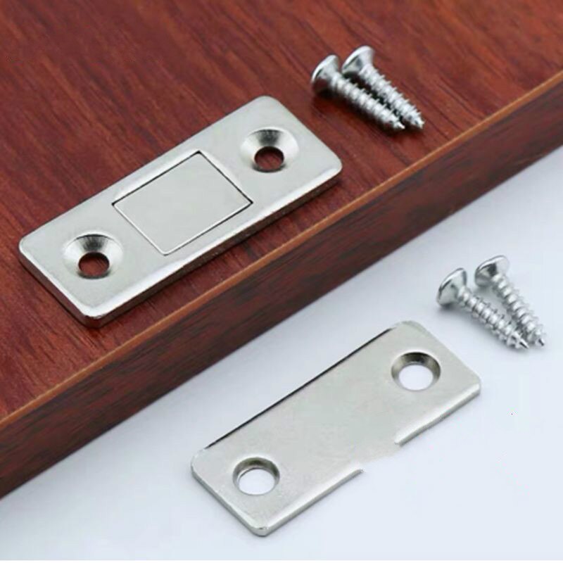 Magnetisk dørlukker dørlås låse dørmagnet møbelkabinet skrue ultra tynd