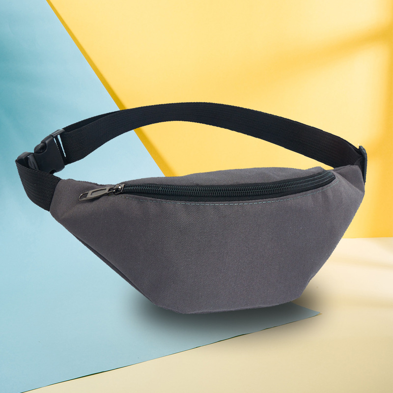 Waist Bag Women Men Waterproof Pocket Casual Chest Handbag Unisex Sports Travel Purse Plaid Waist Pack Belly Bags Case: Ivory