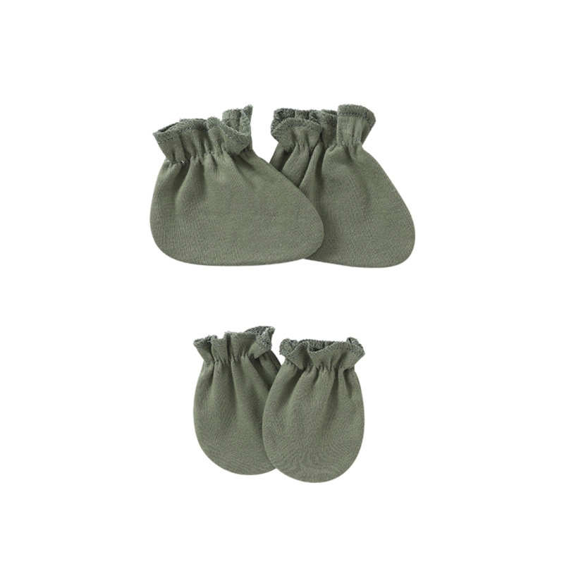 2 Paare Nein kratzen Fäustlinge Socken einstellen Anti Kratzen Handschuhe Fuß Abdeckungen Gesicht Schutz Sanft Baumwolle Hände Knöchel Socken