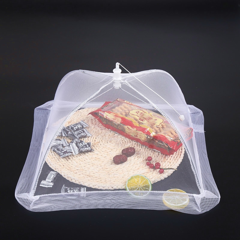 Mesh Foldable Food Covers Kitchen Anti Fly MosquitoTable Dish Cover Tent Dome Net Umbrella Picnic Protect Cover Kitchen Tools