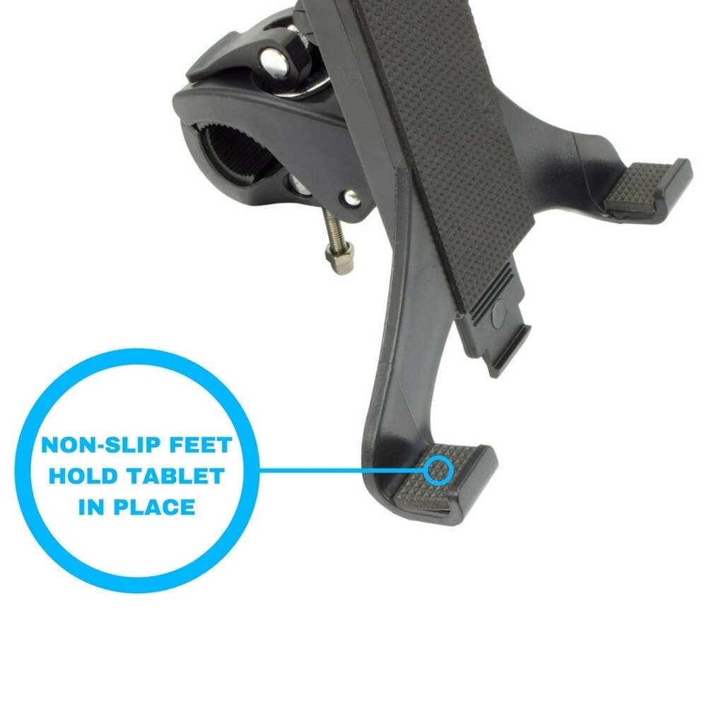 Soporte Universal ajustable de micrófono para manillar de bicicleta, montaje de tableta para Ipad 4/3, Google y Samsung, 7-11&quot;