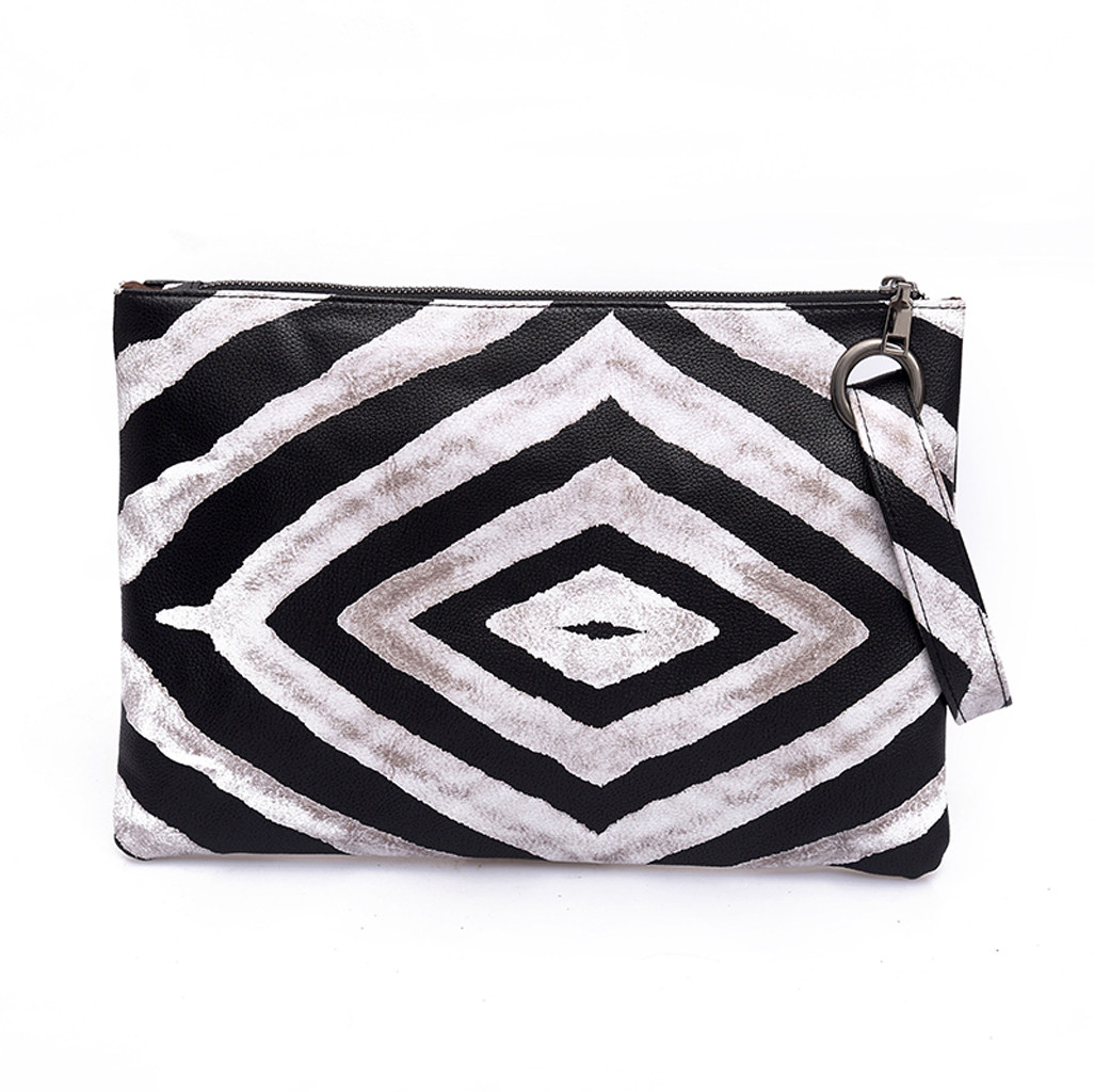 Luipaard Zebra Print Handtassen Dag Clutch Vrouwen Vintage Handvat Tas Luipaard Messenger Retro Schoudertas Eenvoudige Tas Bolsa Feminina #50: Black