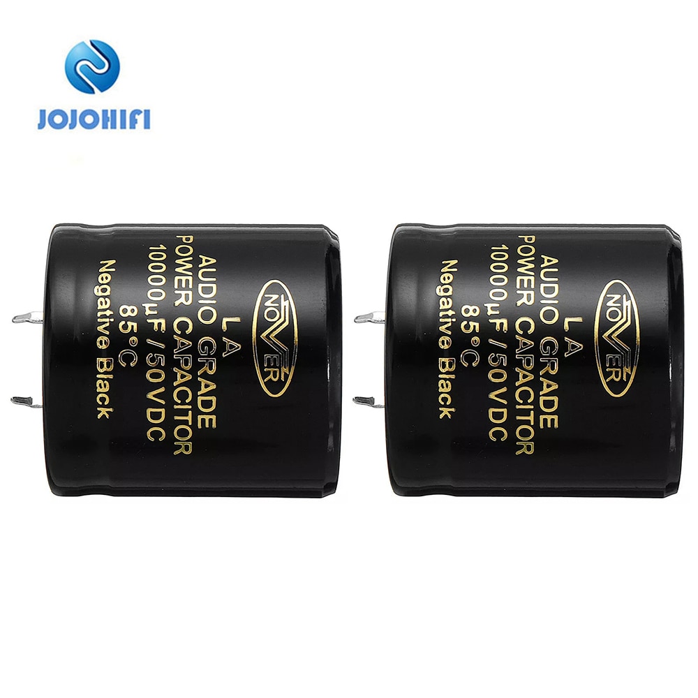 NOVER-condensador electrolítico de AUDIO, dispositivo HIFI HI-FI, con tono 85 ℃, 10000UF, 50V, 35x35mm, 10mm, 50V/10000uF, 2-12 Uds.