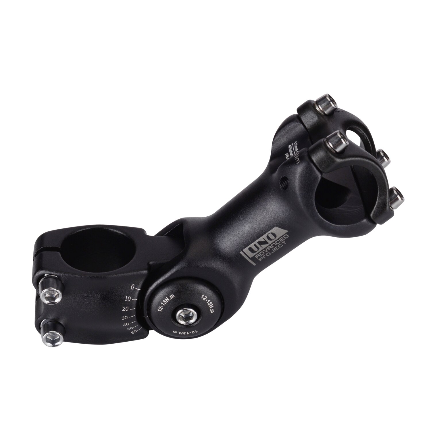 UNO Adjustable Stem Riser 0-60 Degree Mountain Bike Stem Extender Aluminum Alloy Handlebar Stem