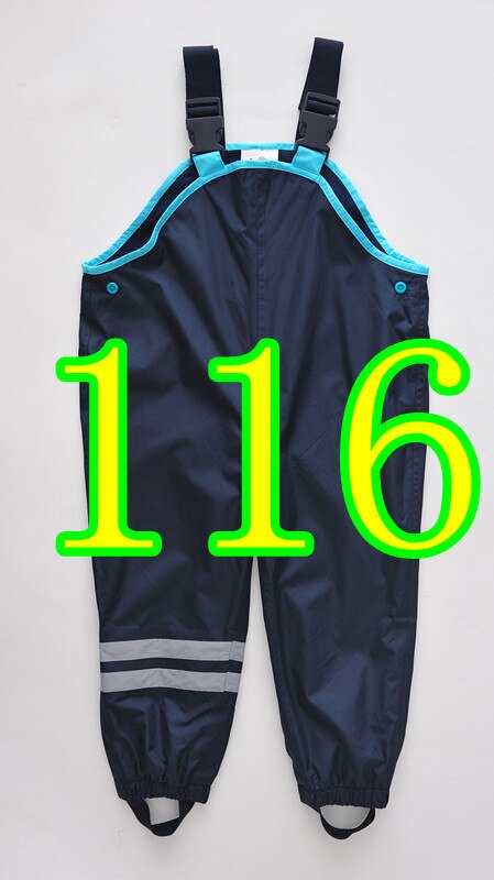 Tijd beperkte Verkoop Unisex Solid Lente Retail Broek Voor En Kinderen Koude Wind Regen Waterdichte Overalls In voorraad: blue116