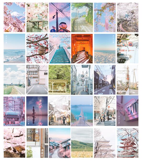 60PCS / bag Year Series Sticker Pack DIY Scrapbooking Album Mobile Phone Computer Happy Planner Diary Decorative Sticker: C 60PCS 1Bag