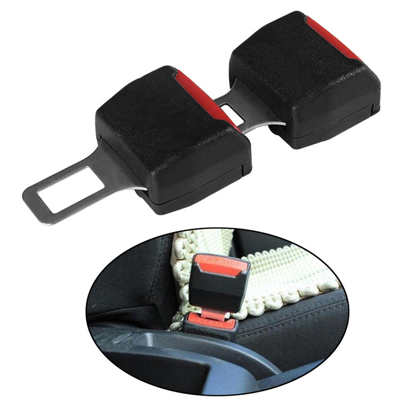 2 pakke universal bilsæde sikkerhedssele spænde klip stik forlængerstik forlængelsesværktøj 7/8 '' metal tunge 8.5*5*3cm 3.3*2*1.2 "