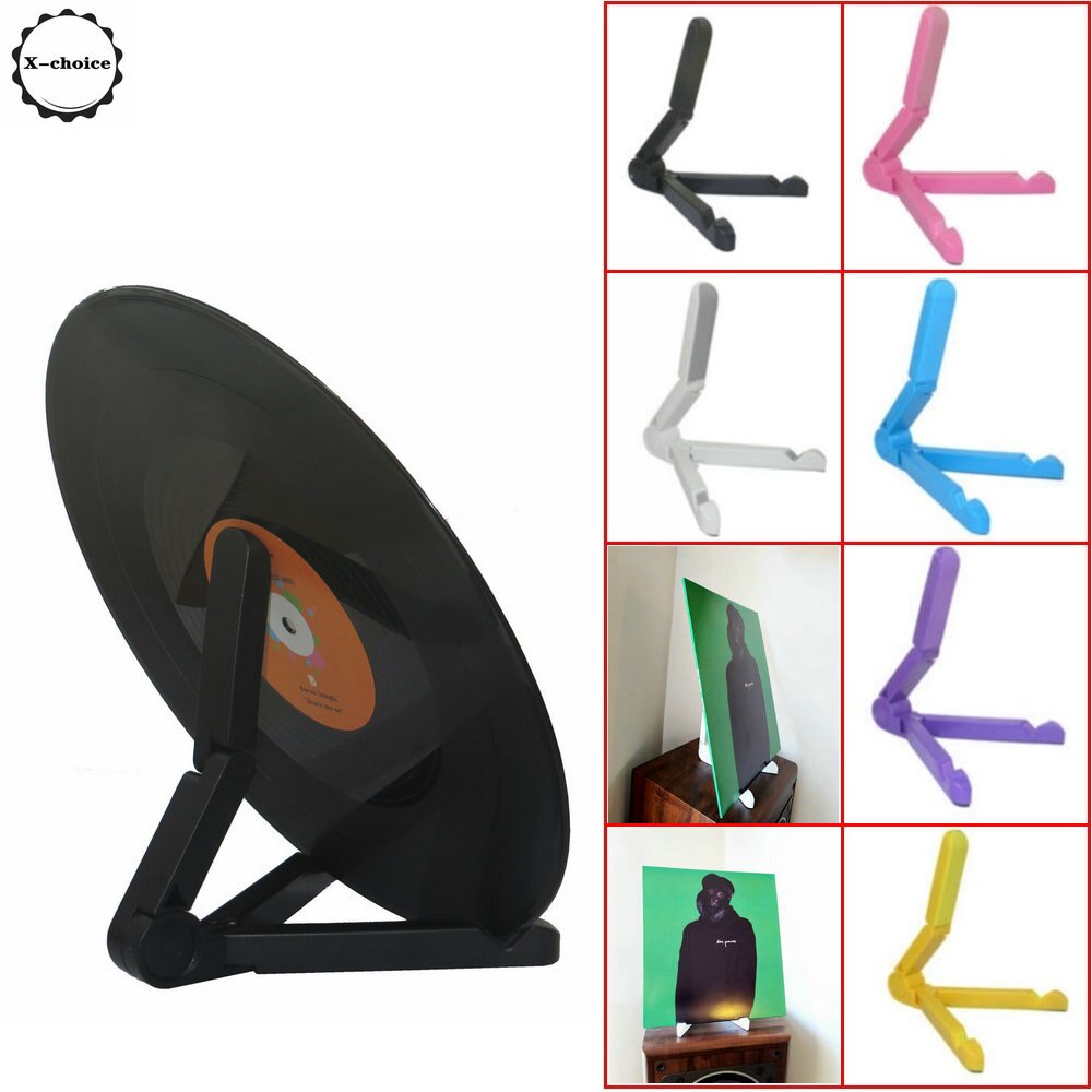 Skidproof Foldable Desgin Turntable Holder for Record Display / LP Record Vinyl Turntable Stand