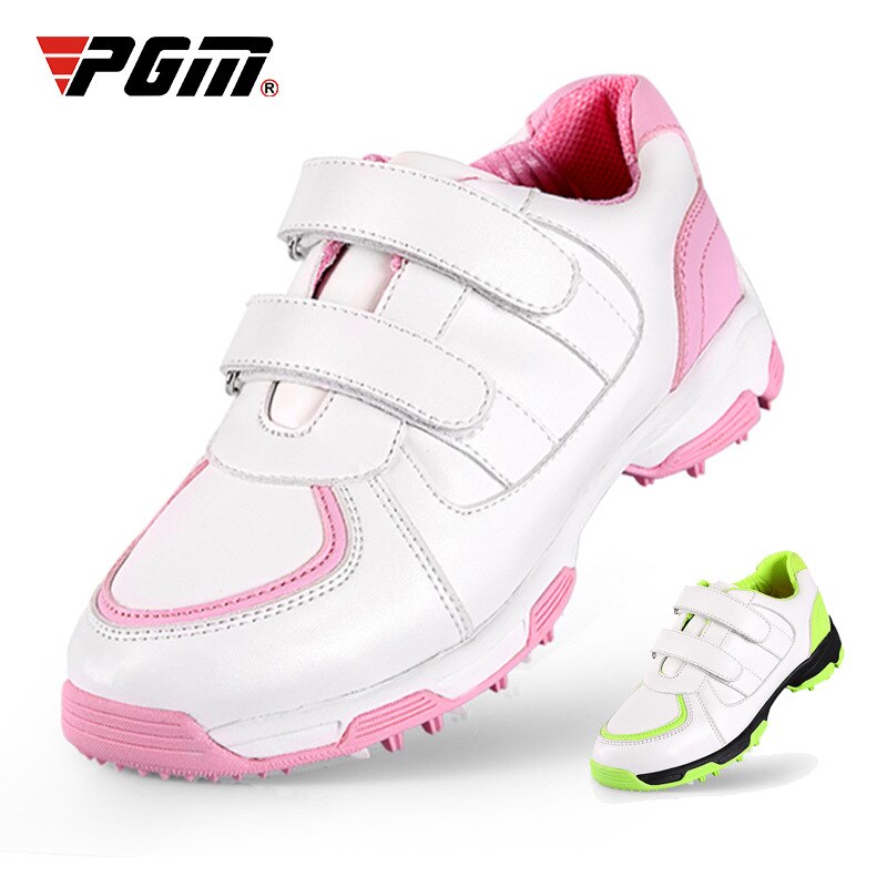 PGM freundlicher Golf Schuhe Mädchen Jungen Anti-Schleudern Atmungsaktive und wasserdichte Außen freundlicher Turnschuhe Sport Schuhe XZ065