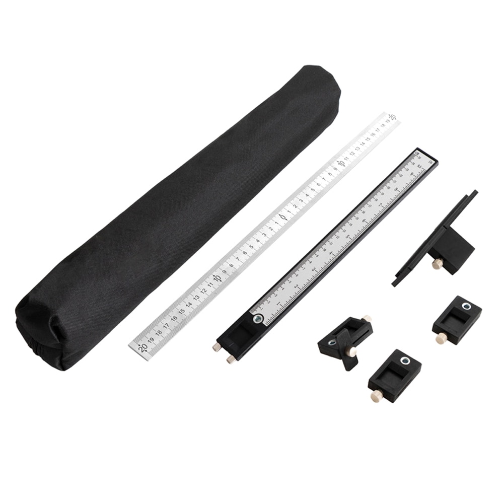 Detachable Hole Punch Jig Tool Center Drill Bit Guide Set Sleeve Cabinet Hardware Locator Wood Drilling Woodworking Tool