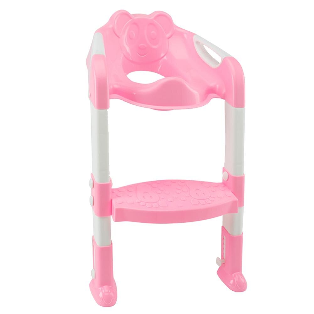 Folding Baby Potty Training Seat Infant Toilet Seat with Adjustable Ladder: A2