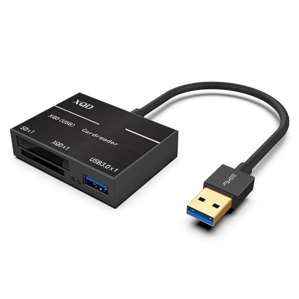 Hobbylane Super Speed Metal Kaartlezer Compatibel Met Usb 3.0/2.0 Xqd Kaart Adapter