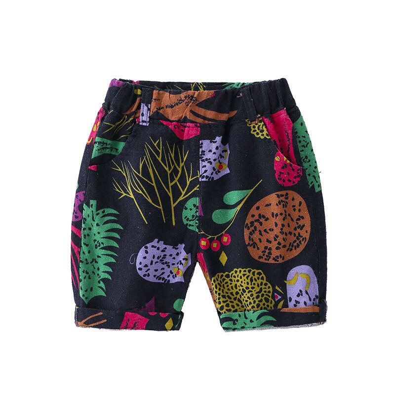 2-7T Summer Beach Boys Shorts bambino bambino vestiti per bambini stampa pantaloncini larghi per ragazzi moda Playa vacanze pantaloni da uomo: 120